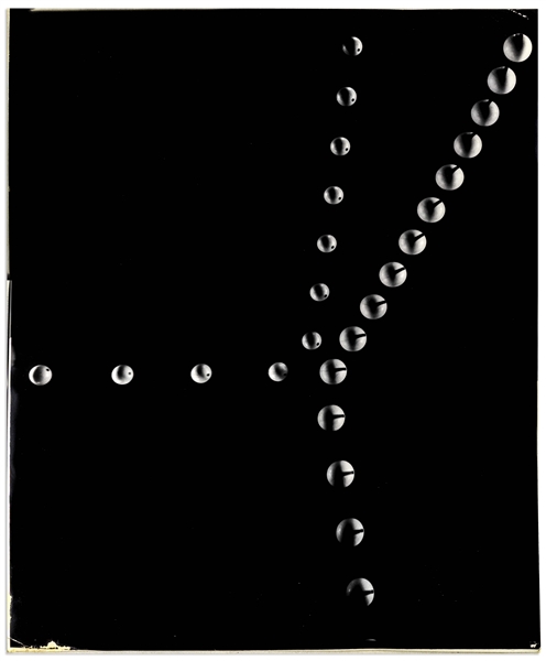 Berenice Abbott 15.75'' x 19.75'' Photograph of ''Collision of Two Balls''